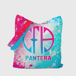 Сумка-шопер Pantera neon gradient style, цвет: 3D-принт