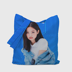 Сумка-шопер Jennie kpop music, цвет: 3D-принт