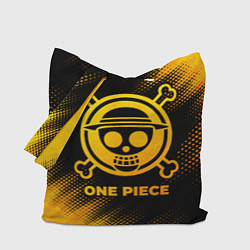 Сумка-шопер One Piece - gold gradient, цвет: 3D-принт