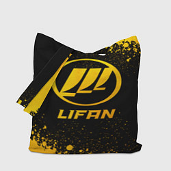 Сумка-шопер Lifan - gold gradient, цвет: 3D-принт