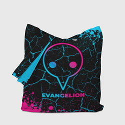 Сумка-шопер Evangelion - neon gradient, цвет: 3D-принт