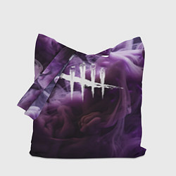 Сумка-шопер Dead By Daylight Logo Smoke, цвет: 3D-принт