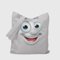 Сумка-шопер Милая улыбка, цвет: 3D-принт