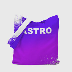 Сумка-шопер Astro neon background, цвет: 3D-принт