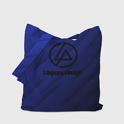 Сумка-шопер Linkin park лого градиент, цвет: 3D-принт