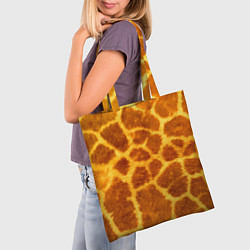 Сумка-шопер Шкура жирафа - текстура, цвет: 3D-принт — фото 2