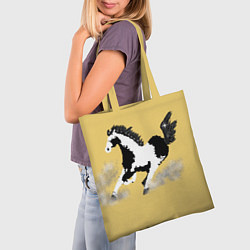 Сумка-шопер Пегий конь, цвет: 3D-принт — фото 2