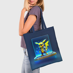 Сумка-шопер Крутой Пикачу, цвет: 3D-принт — фото 2
