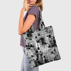 Сумка-шопер Устрашающая сеть, цвет: 3D-принт — фото 2