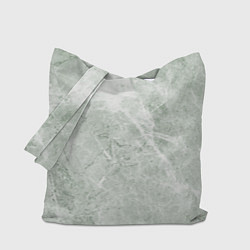 Сумка-шопер Зелёный мрамор, цвет: 3D-принт