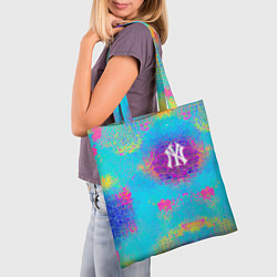 Сумка-шопер New York Yankees - baseball team - logo, цвет: 3D-принт — фото 2