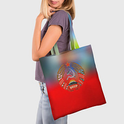 Сумка-шопер Belarus ussr, цвет: 3D-принт — фото 2