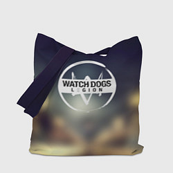 Сумка-шопер Watch Dogs легион, цвет: 3D-принт