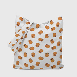 Сумка-шопер Мини капибары, цвет: 3D-принт