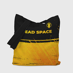 Сумка-шопер Dead Space - gold gradient посередине, цвет: 3D-принт