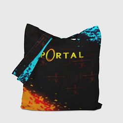 Сумка-шопер Portal x Half life, цвет: 3D-принт