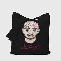 Сумка-шопер Lil Peep rap music, цвет: 3D-принт