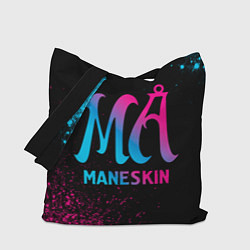 Сумка-шопер Maneskin - neon gradient, цвет: 3D-принт