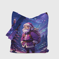 Сумка-шопер Cartoon Santa, цвет: 3D-принт