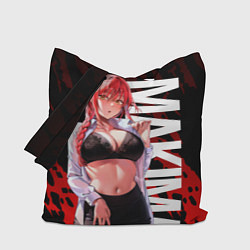 Сумка-шопер Макима в офисной одежде, цвет: 3D-принт