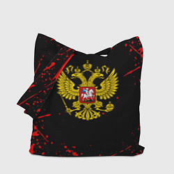 Сумка-шопер Краски Россия герб, цвет: 3D-принт