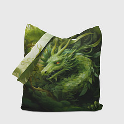 Сумка-шоппер Зеленый травяной дракон