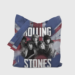 Сумка-шопер Rolling Stones - Great britain, цвет: 3D-принт