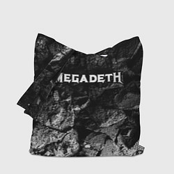 Сумка-шопер Megadeth black graphite, цвет: 3D-принт