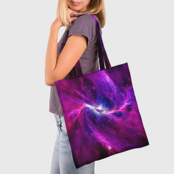 Сумка-шопер Фантастическая галактика, цвет: 3D-принт — фото 2