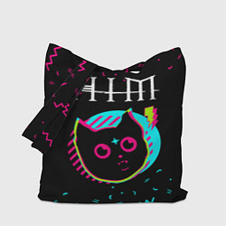 Сумка-шопер HIM - rock star cat, цвет: 3D-принт