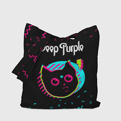 Сумка-шопер Deep Purple - rock star cat, цвет: 3D-принт