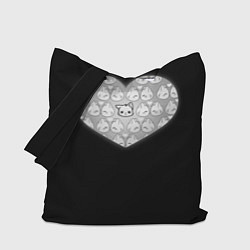 Сумка-шопер Одинокий кот, цвет: 3D-принт