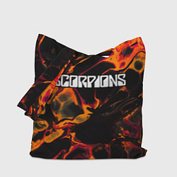 Сумка-шопер Scorpions red lava, цвет: 3D-принт