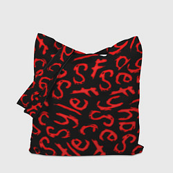 Сумка-шоппер Sally face pattern game