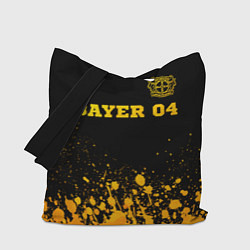 Сумка-шопер Bayer 04 - gold gradient посередине, цвет: 3D-принт