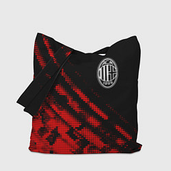 Сумка-шопер AC Milan sport grunge, цвет: 3D-принт