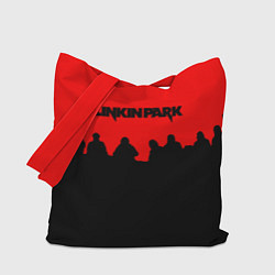 Сумка-шопер Linkin park rock team, цвет: 3D-принт
