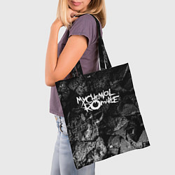 Сумка-шопер My Chemical Romance black graphite, цвет: 3D-принт — фото 2