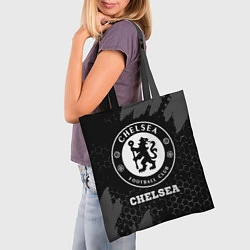 Сумка-шопер Chelsea sport на темном фоне, цвет: 3D-принт — фото 2