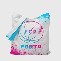 Сумка-шопер Porto neon gradient style, цвет: 3D-принт