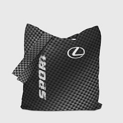 Сумка-шопер Lexus sport carbon, цвет: 3D-принт