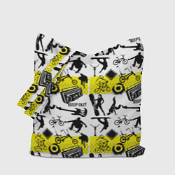 Сумка-шопер Keep out - экстримальные хобби, цвет: 3D-принт