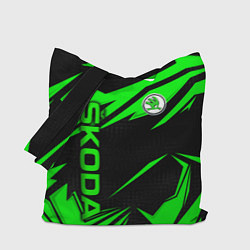 Сумка-шопер Skoda - green uniform, цвет: 3D-принт