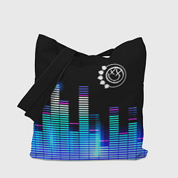 Сумка-шопер Blink 182 эквалайзер, цвет: 3D-принт