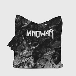 Сумка-шопер Manowar black graphite, цвет: 3D-принт