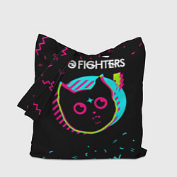Сумка-шопер Foo Fighters - rock star cat, цвет: 3D-принт