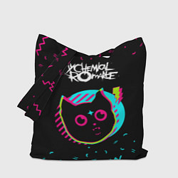 Сумка-шопер My Chemical Romance - rock star cat, цвет: 3D-принт