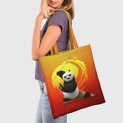 Сумка-шопер Мастер По - Кунг-фу панда, цвет: 3D-принт — фото 2