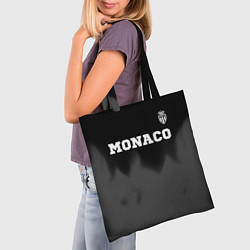 Сумка-шопер Monaco sport на темном фоне посередине, цвет: 3D-принт — фото 2