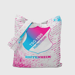 Сумка-шопер Hoffenheim neon gradient style, цвет: 3D-принт